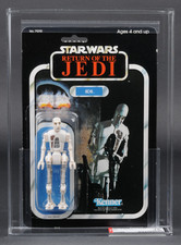 1984 Kenner Star Wars ROTJ 8D8 77 Back A AFA 75 C70 B80 F80 MOC Clear Bubble
