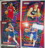 Red Wave 4 Pack of 2024 Panini Prizm Monopoly Sports Cards Basketball
