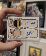 2025 Topps Allen & Ginter Christian Yelich Jackson Chourio Dual Patch Auto /10