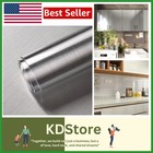 Modern Silver Stainless Steel Contact Wallpaper for Kitchen & Appliances