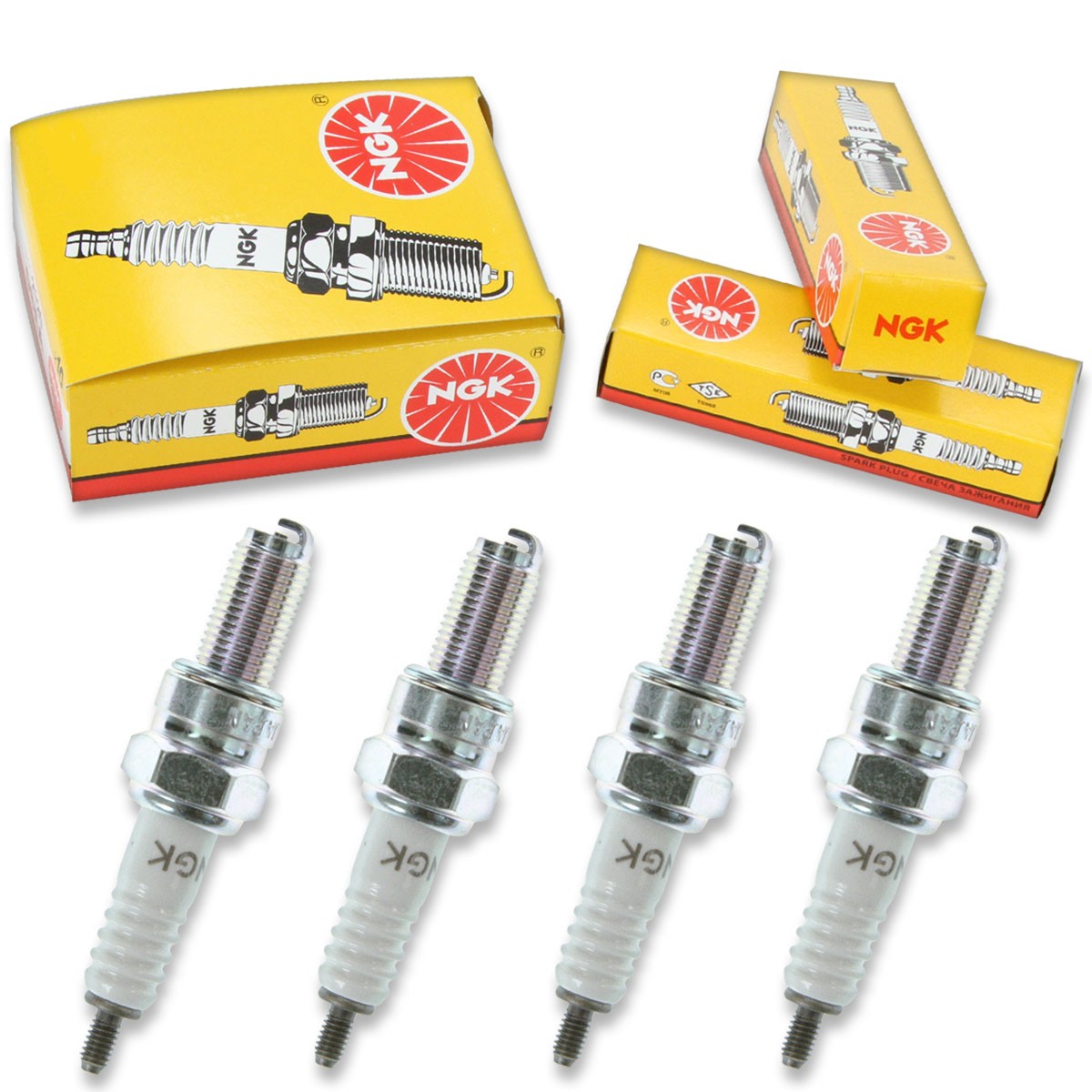 4pcs 1999 Husaberg FX501E NGK Standard Spark Plugs 500 Kit Set Engine cz