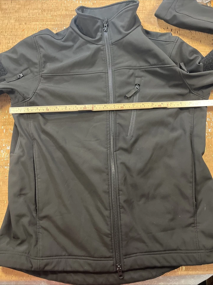 Chaqueta softshell táctica Condor 606 Phantom negra talla pequeña muchos bolsillos Foto 3 de 4