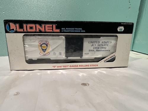 LIONEL O GAUGE # 6-19964 UNITED STATES JCI SENATE BOX CAR - Bild 2 von 10