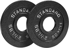 Steel Olympic Plates 2.5Lb Pair - Olympic Standard Premium Coated 2X 2.5 Pound W