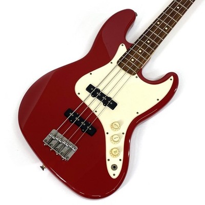 Fender Squier Series Jazz Bass Used Alder Body Rosewood Fingerboard Red