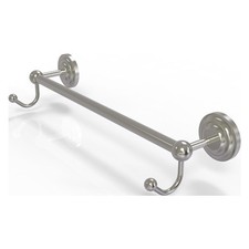 Allied Brass PQN-41-24-HK-SN Prestige Que-New 26 1/4 Inch Towel Bar with Integra