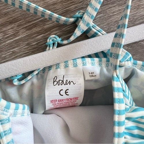 NEU Mini Boden Tropical Print Einteiler Badeanzug Mädchen Gr. 7-8 - Bild 3 von 4