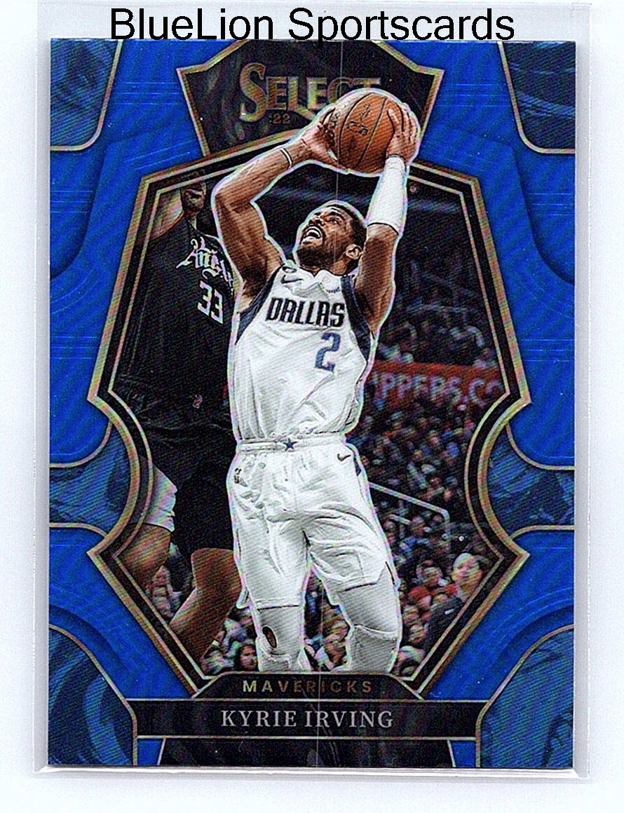 2022-23 Select Prizms Blue #130 Kyrie Irving Mavericks