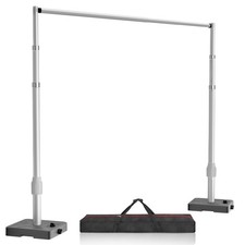 EMART 10x10ft Backdrop Stand Heavy Duty Kit with Water Tank Base, Pipe and Dr...