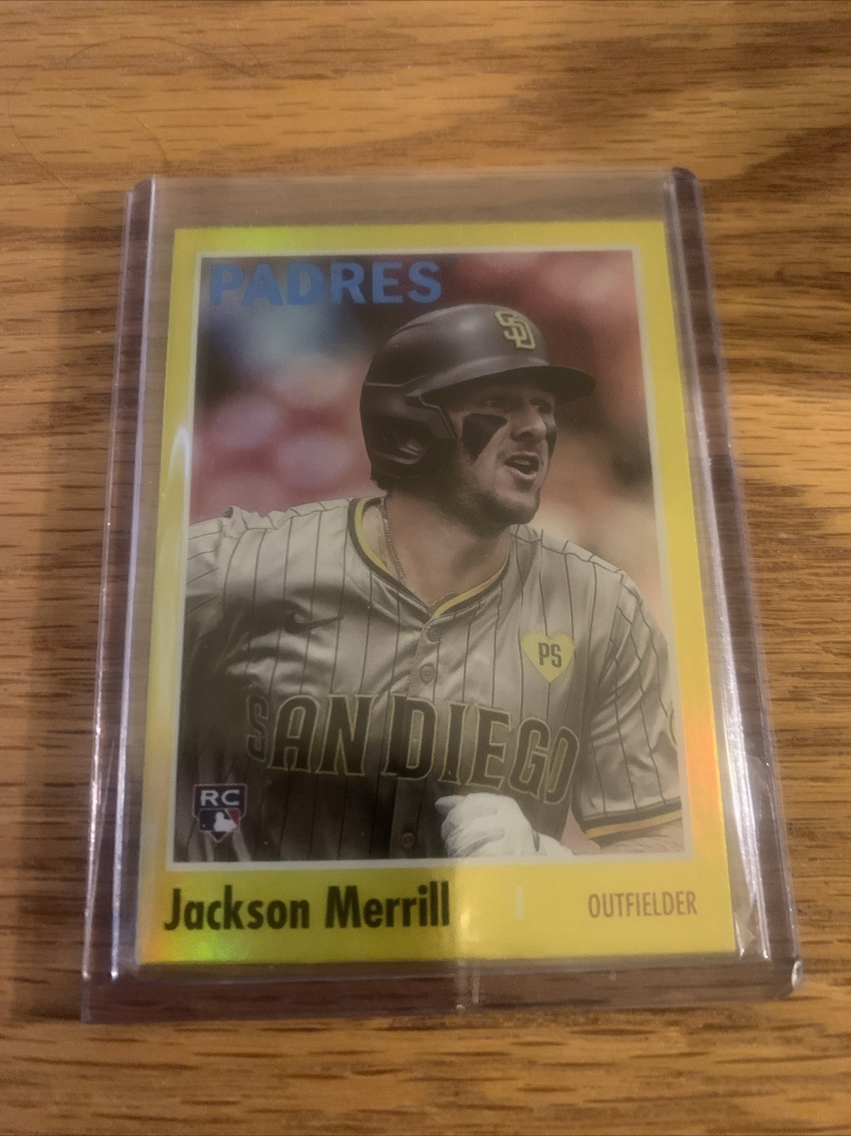 2024 Topps Archives - 1970 Topps Jackson Merrill #156 Yellow Foilboard (RC)
