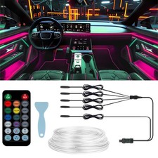 5-in-1 Led Car Interior Strip Light Atmosphere Neon Glow Ambient Light Kit 7m 5-in-1 Led Car Interior Strip Light Atmosphere Neon Glow Ambient Light Kit 7m