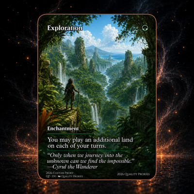 Exploration - Custom MTG card