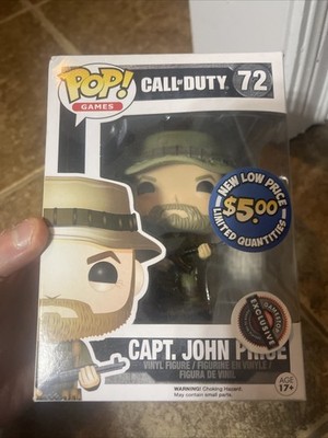 Funko POP Games Call of Duty Capt. John Price #72 GAMESTOP Exclusive 