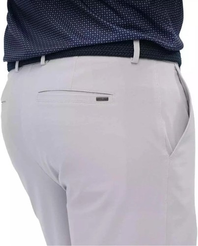 Greg Norman Men’s Stretch Golf Shorts, Gray, Size 36, Comfort Waist 8.5” Inseam. - Picture 2 of 4