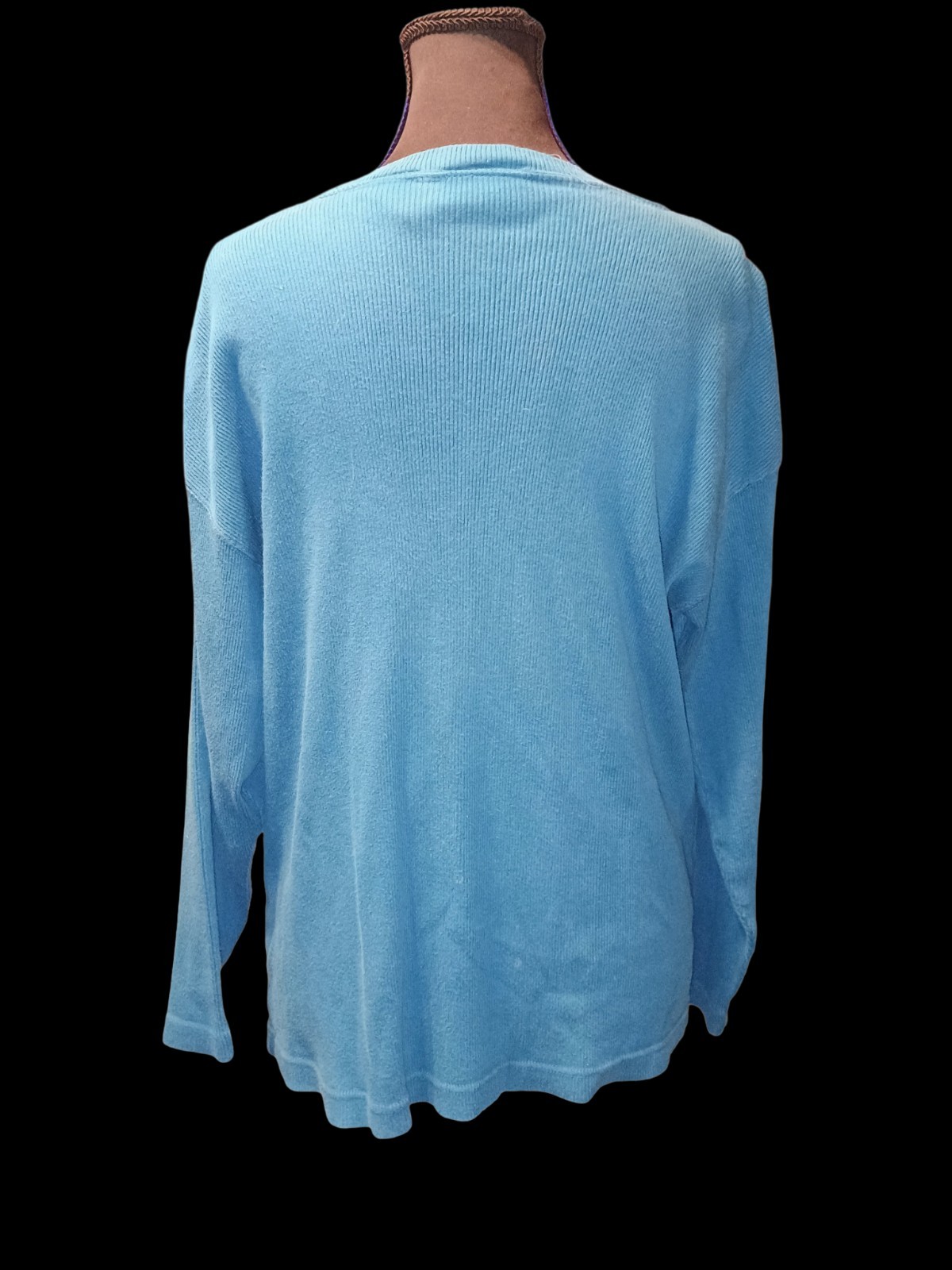 Women's Large Arizona Jean Company Thermal Turquoise Long Sleeve T-shirt