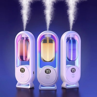 Wiederaufladbarer Aromatherapie Diffusor Tragbar Ätherisches Öl 5 Geschwindigkeiten Lufterfrischer