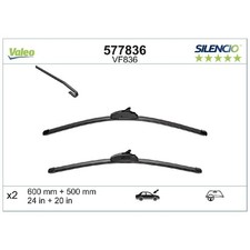 Scheibenwischer Set vorne für Renault Laguna 2 BG0/1 KG0/1 | 24450269