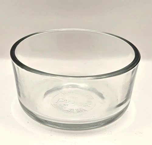 Pyrex 7202 -  1 Cup Round Glass Storage Container – No Lid – Used