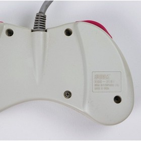 Sega Saturn White Controller Game Pad Working Tested US SELLER Yellow [B]