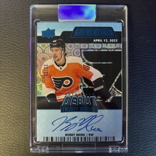 Upper Deck Bobby Brink Credentials Debut Ticket Access Auto Blue 32/35