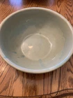 McCoy Fruit Harvest Sea Mist Green Mixing Serving Bowl 9" Vintage