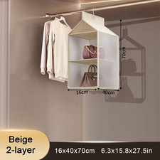 Wardrobe Closet Transparent Storage Bags Hanging Handbags Organizer For Bedroom