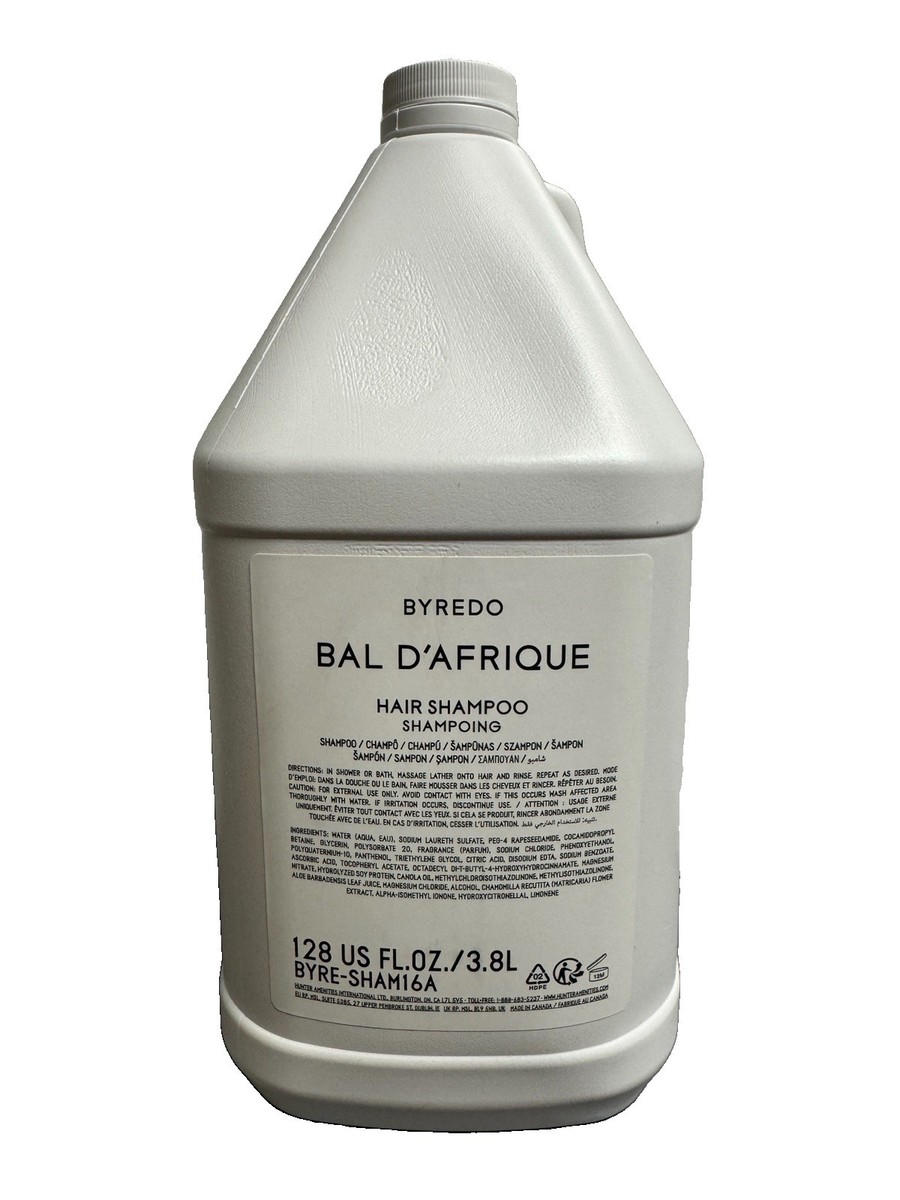 BYREDO BAL D'Afrique SHAMPOO Gallon Refill Bulk Wholesale 3.8L