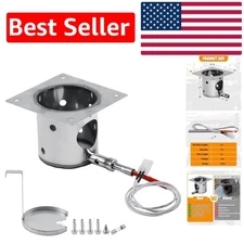 Pellet Grill Fire Burn Pot & Hot Rod – Compatible with Traeger/ Pit Boss