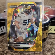 2025 Panini Prizm Draft Picks - Mason Graham #63 Gold Ice Prizm (RC)