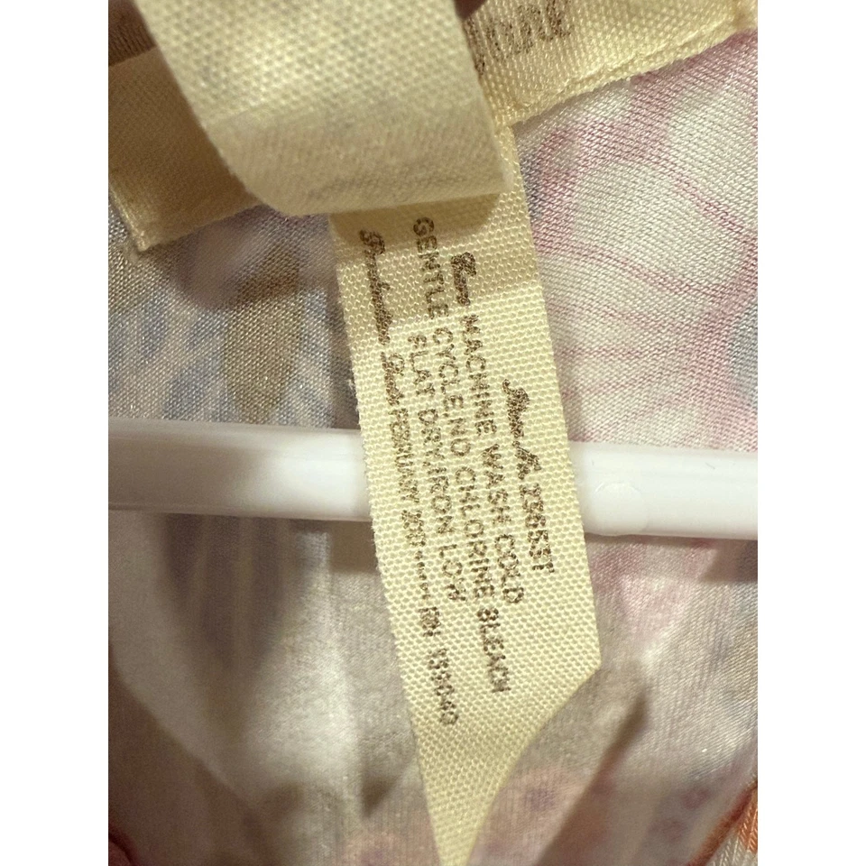 Mini vestido sin mangas túnica con volantes florales profundos de Matilda Jane Breathe talla mediana Foto 4 de 4