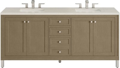 James Martin Vanities 503-V72-FSFR Chicago 72'' - Walnut Whisper