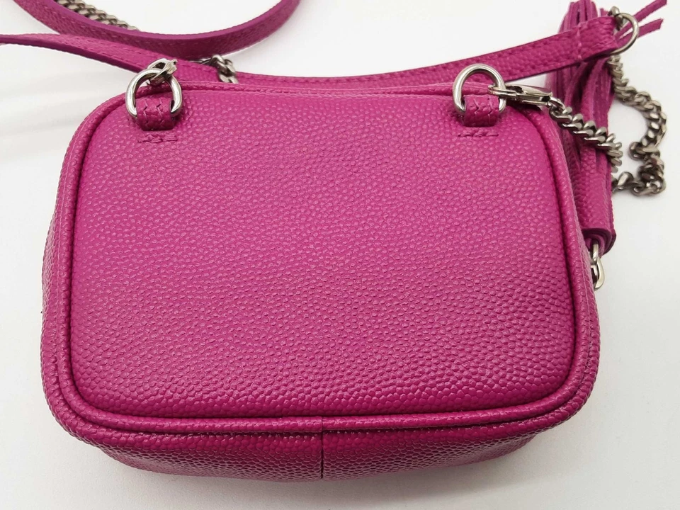 Yves Saint Laurent Ysl Baby Lou Camera Pink Leather Crossbody Bag Do0925orxde - Image 4 of 4