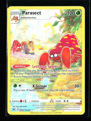 Parasect Holo Ultra Rare SWSH11: Lost Origin Trainer Gallery TG01/TG30 NM