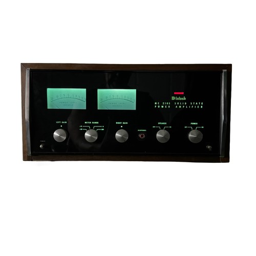 McIntosh MC2105 Power Amplifier and Cabinet in Good Working Order