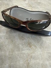 RAY BAN BROWN WOMEN'S SUNGLASSES, RB4010, PS16, 642, WITH CASE, PRE-OWNED
