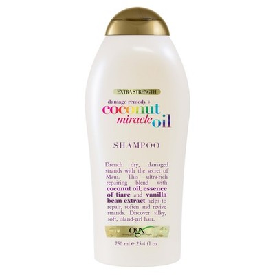 OGX Extra Strength Damage Remedy + Coconut 25.4 Fl Oz (Pack of 1), white 