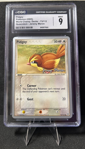 Pidgey graded CGC 9 for sale on eBay