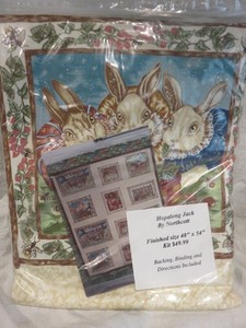 Hopalong Jack Quilt Kit Northcott Rabbits New in Opened Bag