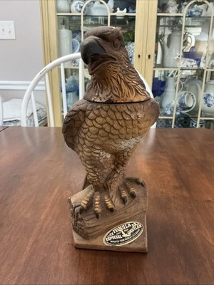 Vintage 1975 OMB Royal Haliburton Tequila Especial Gavilan Hawk Empty Decanter