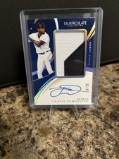 2020 Panini Immaculate Collection - Travis Demeritte Debut Jumbo Auto Relic /25