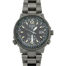 CITIZEN Promaster H411-T004911 Black Dial Eco-Drive Men's Watch Used Working 50