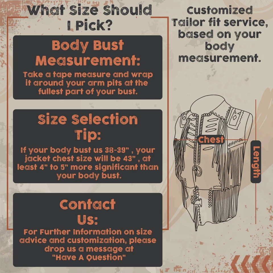 Traditional Brown Men Western Cowhide Leather Vest Vintage Leather Beads Tassel - Image 3 of 4