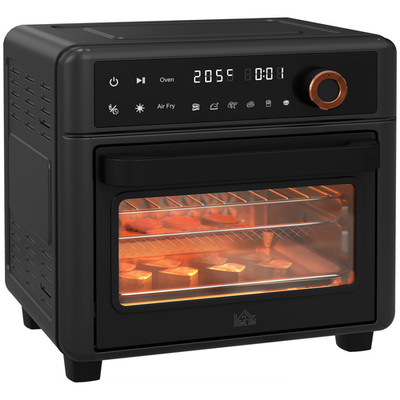 Air Fryer Backofen 13L Arbeitsplatte Konvektion 1200W Schwarz