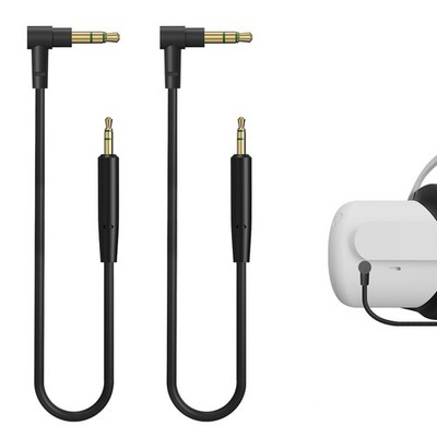 Geekria VR Audio Cable for Meta Quest 3, Meta Quest 2
