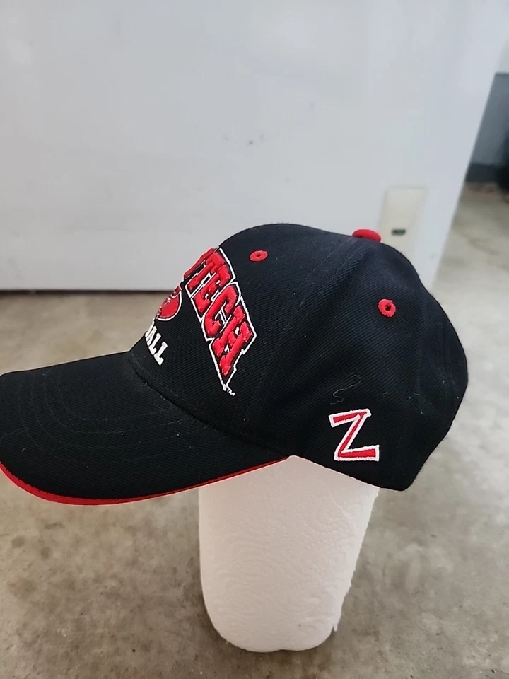 Texas Tech Football Logo Mens Zephyr Strap Back Hat - Image 4 of 4