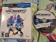 Epic Mickey 2: The Power of Two (SONY Playstation 3 PS3 2012) Tested, Ships FAST