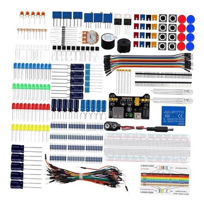 DIY Electronics Basic Starter Kit Steckbrett, Überbrückungsdrähte,