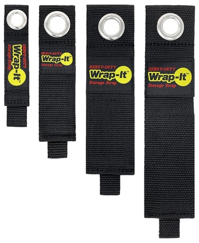 Wrap-It 1041234BX 4-Pack Heavy Duty Storage Straps ( 7", 10", 13", 17" ) - Picture 2 of 2