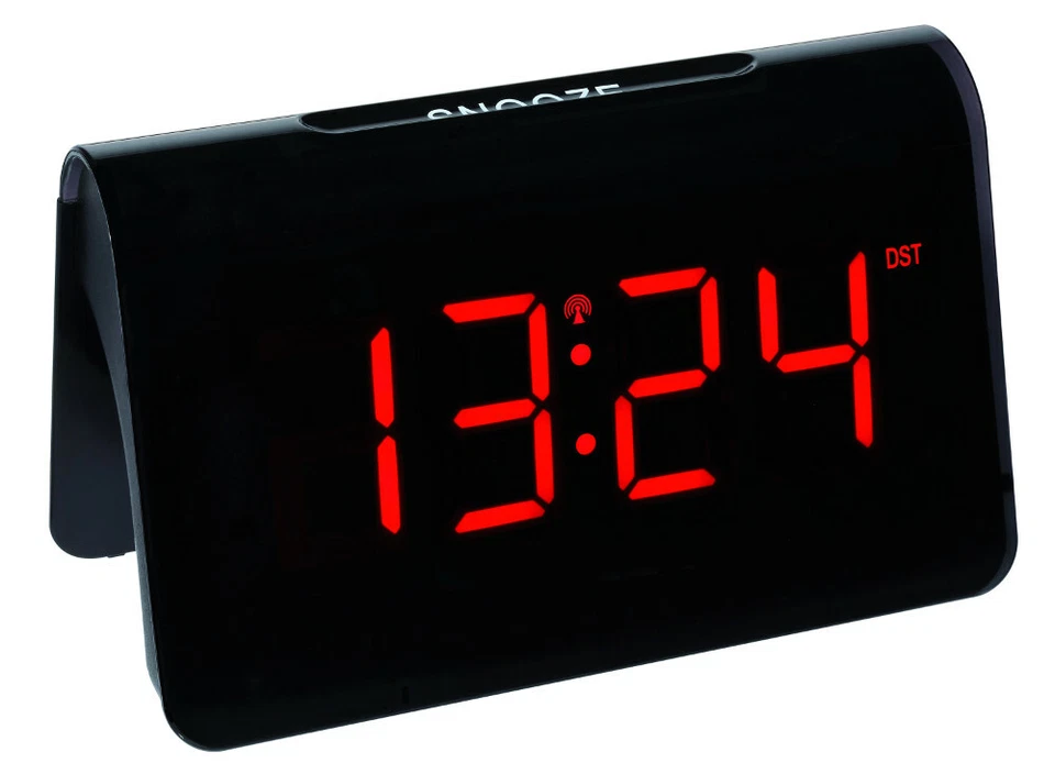 TFA 60.2543 Icon Funkwecker digital LED Snooze lautlos Leuchtziffern Reisewecker - Bild 3 von 4