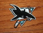 NEW San Jose Sharks NHL Hockey Polo Size Patch Iron-on 2.5" x 2.5" *P9